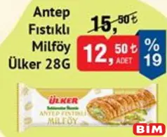 ÜLKER ANTEP FISTIKLI MİLFÖY 28 G
